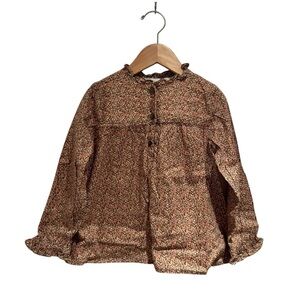 Bonton Multicolor Micro Floral Top - size 6